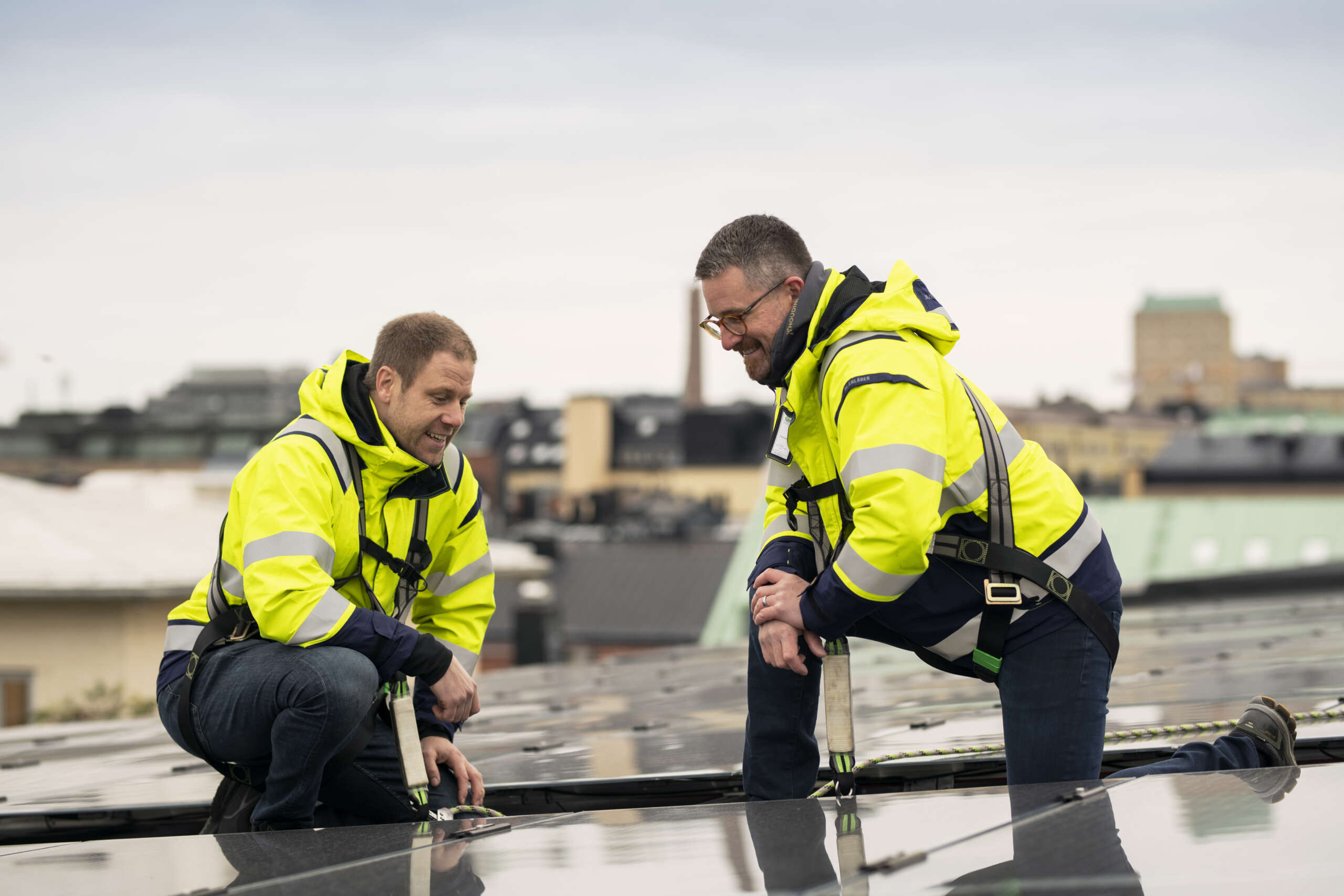 Besiktning solceller