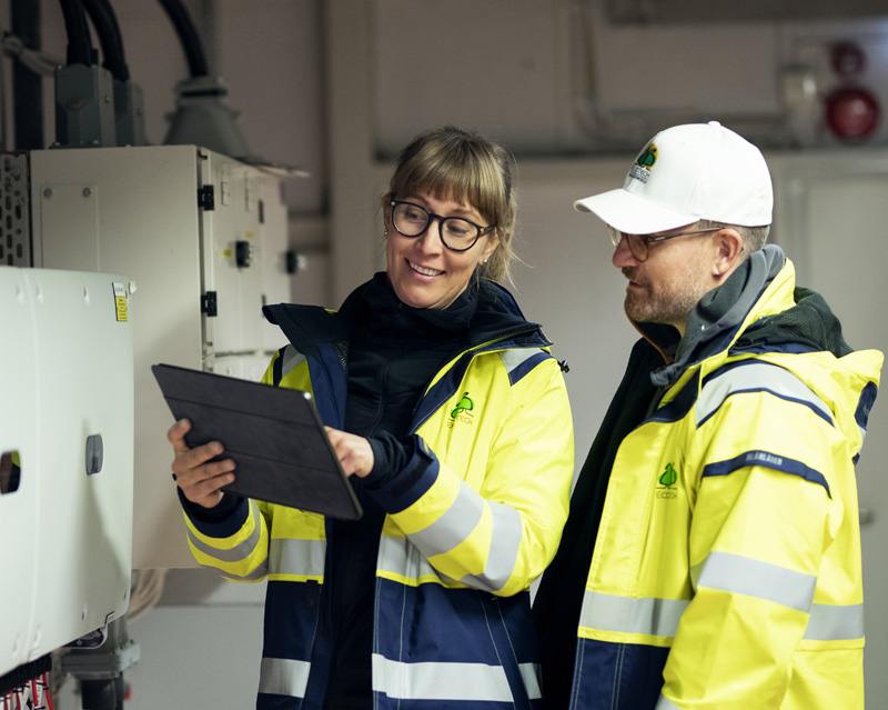 Oberoende serviceföretag solceller