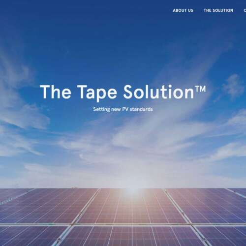 Sticky solar power the tape solution